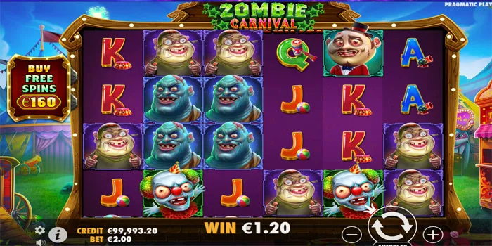 Fitur Bonus Slot Zombie Carnival